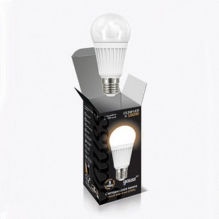 Лампа светодиодная E27 10W 4100K шар матовый LD102502210